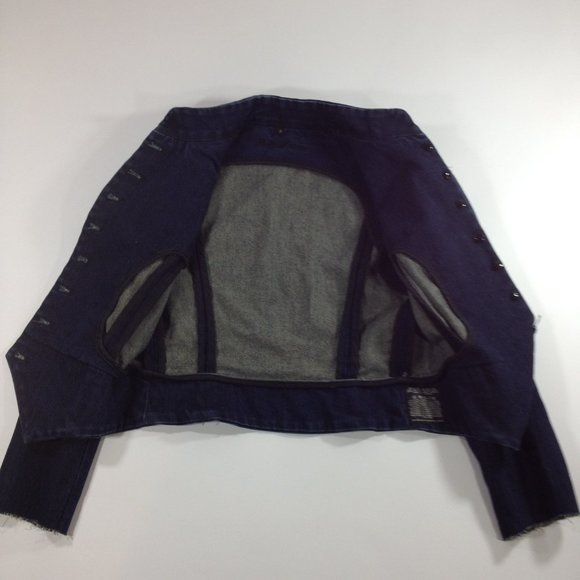 Ralph Lauren Sz 2 Black Label Blue Jean Jacket - Picture 2 of 11